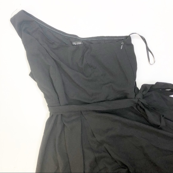 City Chic Black One Love Maxi Size S/16 - Picture 5 of 6